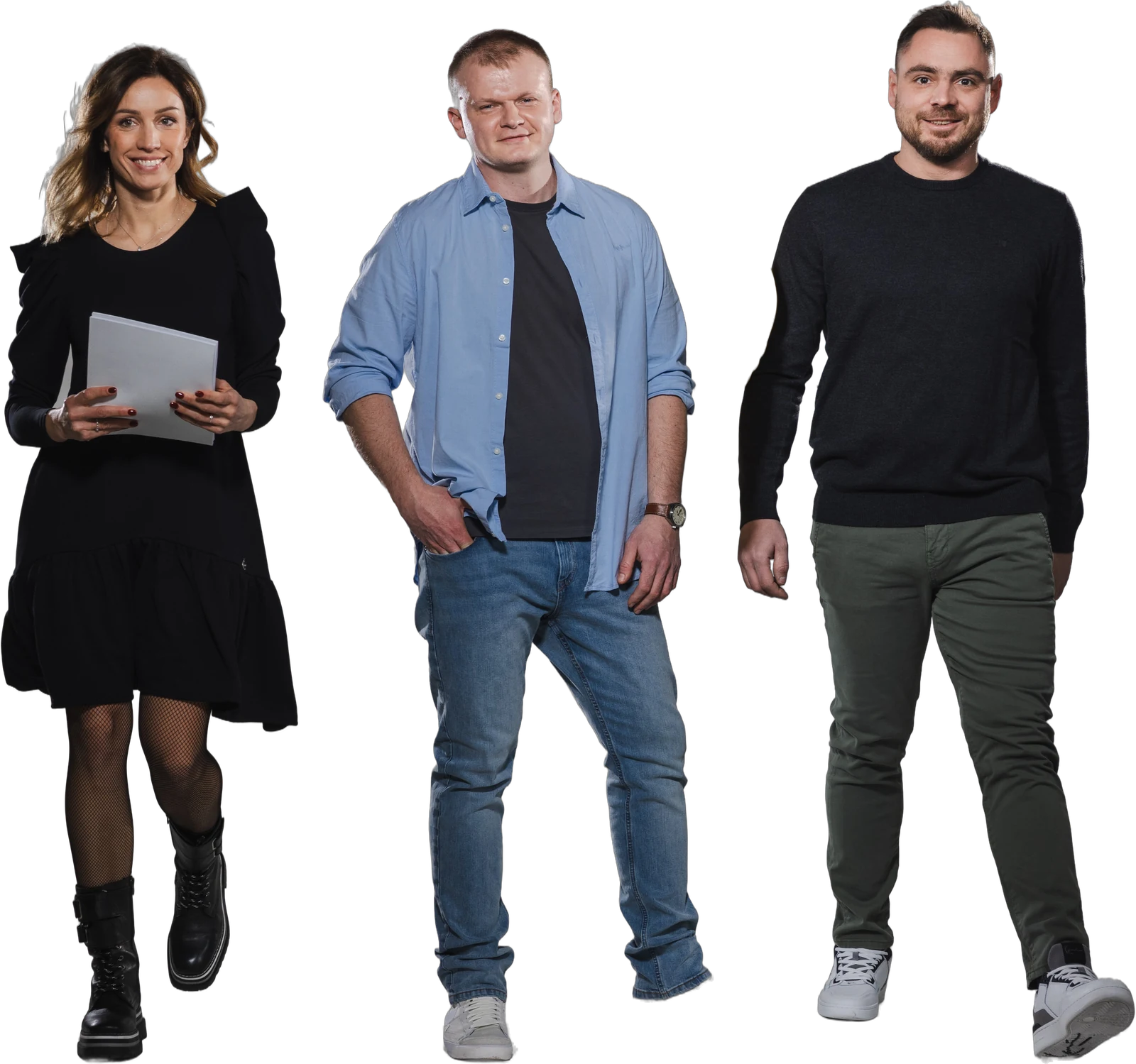 Megy, Igor i Nikola, tim LM Komunikacije